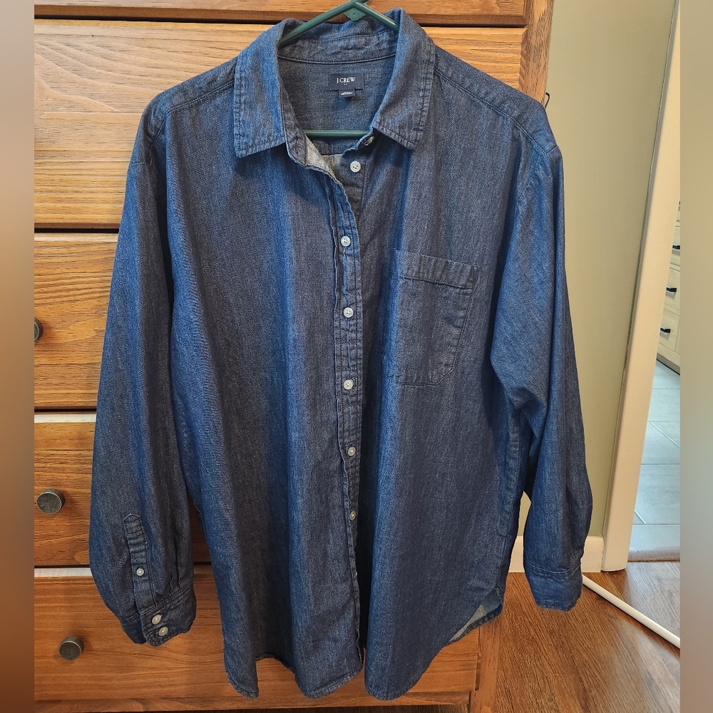 NWOT J. Crew Denim Shirt